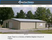 Tablet Screenshot of hopetracts.org